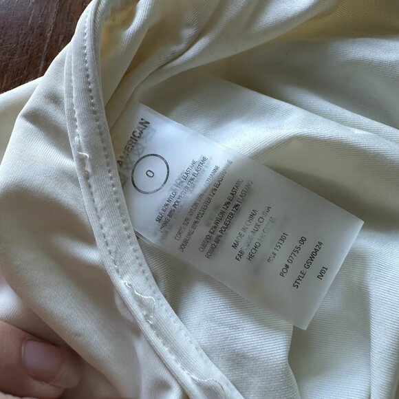 GOOD AMERICAN {NWT} Leilani Ivory One Piece Swimsuit | sizes 0 (XS) and 2 (M) - Picture 6 of 11